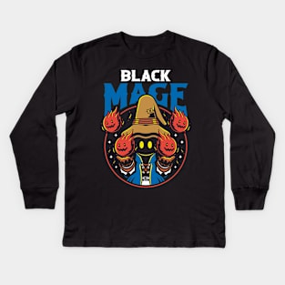 Vivi The Black Mage Kids Long Sleeve T-Shirt